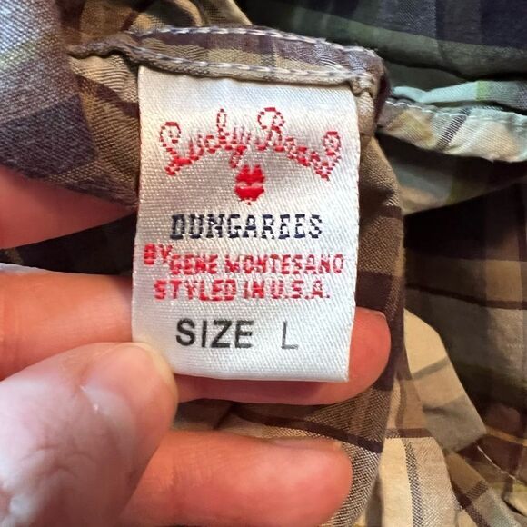 Lucky‎ brand western shirt with snap buttons. Size large. - Picture 5 of 11